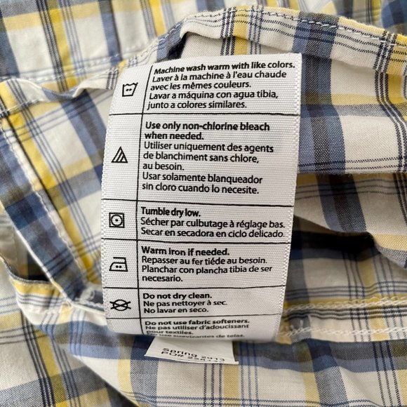 Carhartt Plaid Button Up Short Sleeve Work Shirt, size 2XL - Picture 7 of 7